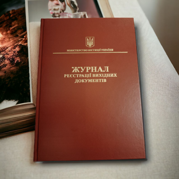 Журнал реєстрації вихідних документів 50 аркушів